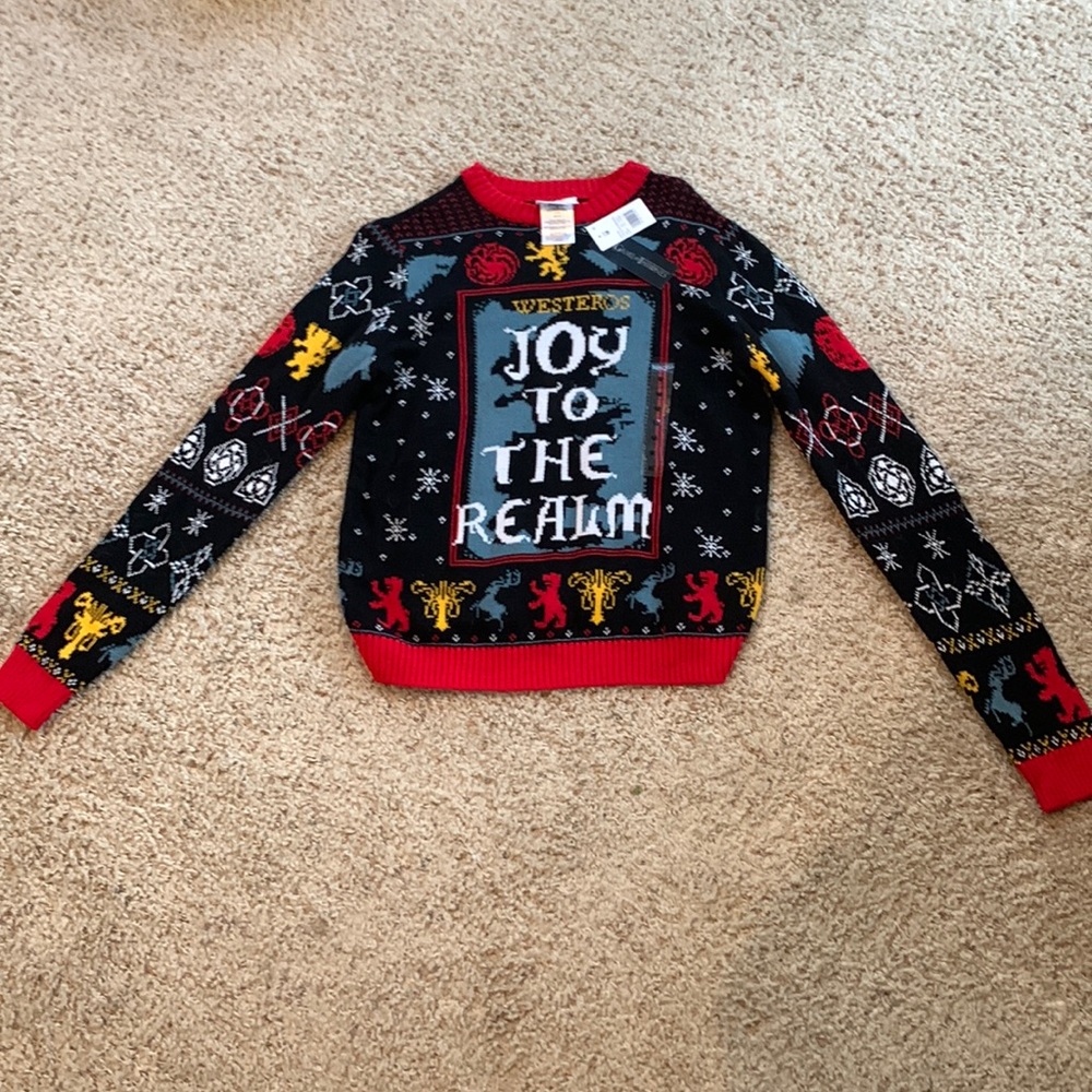 Game of Thrones Christmas Sweater New with Tags